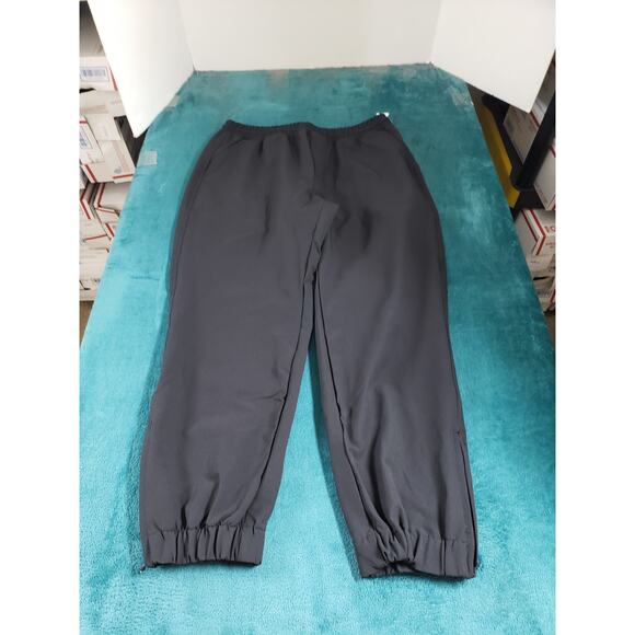 Old Navy Sweatpants Size Medium Petite Womens Black Elastic Waist Ankle NWT - Picture 1 of 13